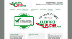 Desktop Screenshot of elektrofuchs.at